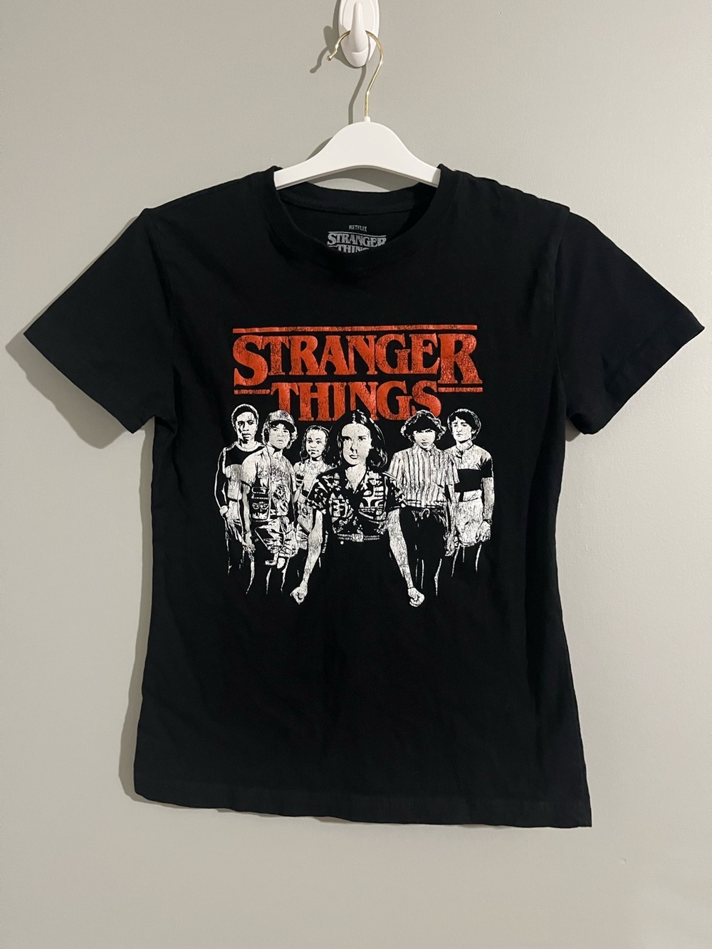 Netflix Stranger Things Season 3 Cast Graphic T-Shirt.